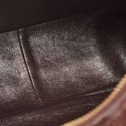 Pre Owned Chanel Choco Brown Suede CC Camera Bag