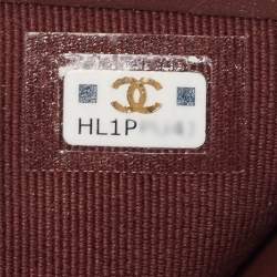 Pre Owned Chanel Black Quilted Caviar Leather Trifold CC Wallet