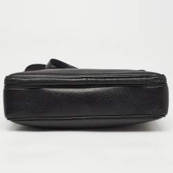 Chanel Black Caviar Leather Classic Pocket Shoulder Bag