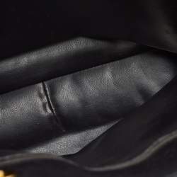 Pre Owned Chanel Black Caviar Leather Classic Pocket Shoulder Bag