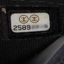 Chanel Black Quilted Leather Classic Wallet on Chain