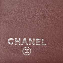 Chanel Black Quilted Caviar Leather Classic Flap Wallet