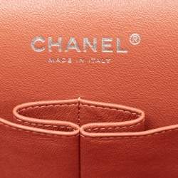 Chanel Brick Brown Quilted Caviar Leather Jumbo Classic Double Flap Bag