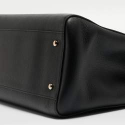 Pre Owned Chanel Black Leather Medium Neo Executive Shopping Tote