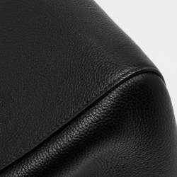 Pre Owned Chanel Black Leather Medium Neo Executive Shopping Tote