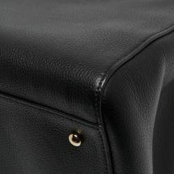 Pre Owned Chanel Black Leather Medium Neo Executive Shopping Tote