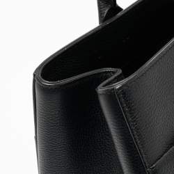 Pre Owned Chanel Black Leather Medium Neo Executive Shopping Tote