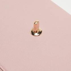 Pre Owned Chanel Pink Quilted Caviar Leather Large Business Affinity Flap Bag 