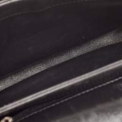 Pre Owned Chanel Black Quilted Leather Small Trendy CC Flap Top Handle Bag