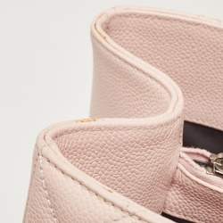 Pre Owned Chanel Pink Quilted Caviar Leather Grand Shopping Tote