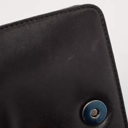 Chanel Black Leather and Plexiglass Mini Brick Flap Crossbody Bag