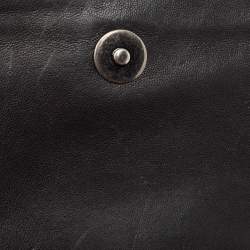 Chanel Black Leather and Plexiglass Mini Brick Flap Crossbody Bag