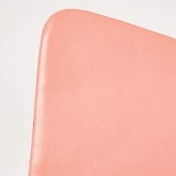Chanel Pink Chevron Patent Leather Jumbo Classic Single Flap Bag