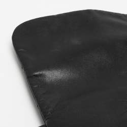 Pre Owned Chanel Black Quilted Leather Coco Pleats Flap Bag