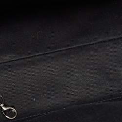 Pre Owned Chanel Black Quilted Patent Leather Reissue East West Tote