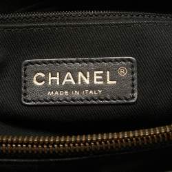 Pre Owned Chanel Black Caviar Leather Chic Quilt Tote