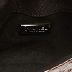Pre Owned Chanel Bronze Python CC Flap Chain Bag