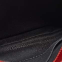 Pre Owned Chanel Red Caviar Quilted Leather City Shopper Tote