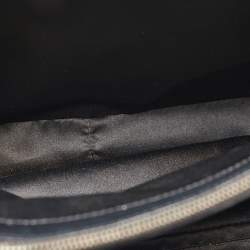 Pre Owned Chanel Black Quilted Caviar Leather Grand Shopper Tote