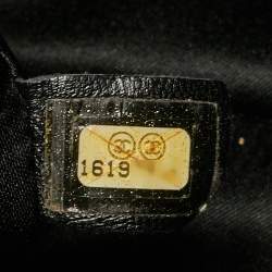 Pre Owned Chanel Black Quilted Caviar Leather Grand Shopper Tote