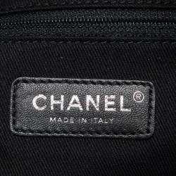 Chanel Grey/Black Denim and Leather Sequin Embellished Deauville Backpack 