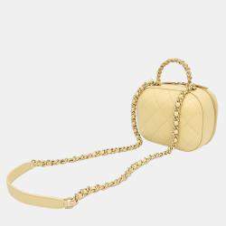 Chanel Top Handle Chain Crossbody Bag