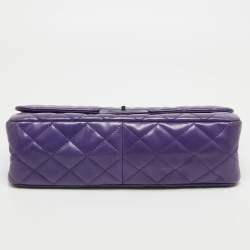 Chanel Purple Quilted Leather 227 Reissue 2.55 Flap Bag