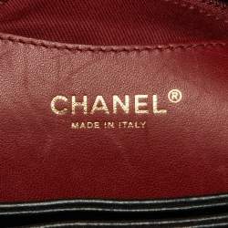 Pre Owned Chanel Black Quilted Leather Just Mademoiselle Bowler Bag