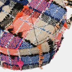 Chanel Tweed Round Crossbody Bag