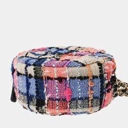 Chanel Tweed Round Crossbody Bag