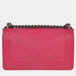 Chanel  Calf Leather Medium Boy Shoulder Bags
