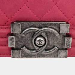 Chanel  Calf Leather Medium Boy Shoulder Bags