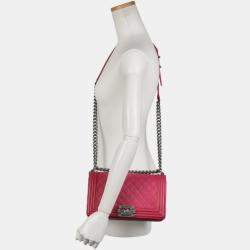 Chanel  Calf Leather Medium Boy Shoulder Bags