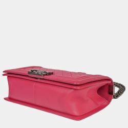 Chanel  Calf Leather Medium Boy Shoulder Bags