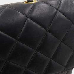 Chanel  Lambskin Leather Medium Classic Single Flap Shoulder Bags