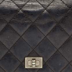 Chanel Black Quilted Leather Reissue Continental Wallet