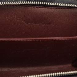 Pre Owned Chanel Black Quilted Leather CC French Wallet