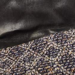 Pre Owned Chanel Multicolor Tweed and Leather Fantasy Tweed Flap Bag