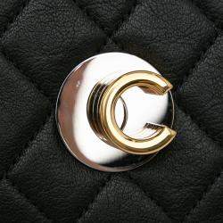 Pre Owned Chanel Black Quilted Classic Single Flap