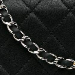 Pre Owned Chanel Black Quilted Classic Single Flap