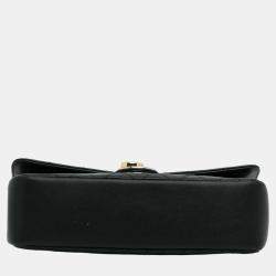 Pre Owned Chanel Black Quilted Classic Single Flap