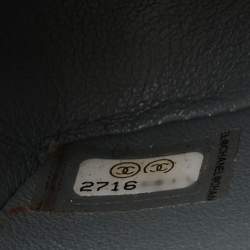 مملوكة مسبقًا Chanel Metallic Blue Python New Mini Classic Flap Bag