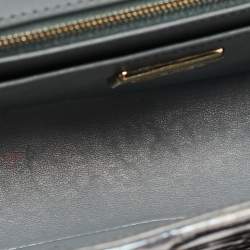 مملوكة مسبقًا Chanel Metallic Blue Python New Mini Classic Flap Bag