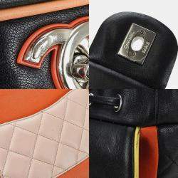 Chanel bLack Lambskin Quilted Cuba Urban Spirit Backpack 