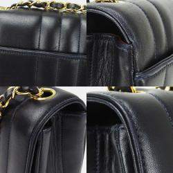 Chanel Black Vertical Quilted Caviar Flap Bag