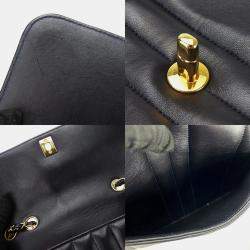 Chanel Black Vertical Quilted Caviar Flap Bag