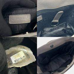 Chanel grey caviar leather cube Tote 