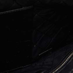 Pre Owned Chanel Black Glossy Leather Je Ne Suis Pas En Solde Pouch