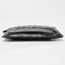 Pre Owned Chanel Black Glossy Leather Je Ne Suis Pas En Solde Pouch