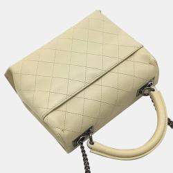 Chanel Ivory Tone Tote and Shoulder Bag